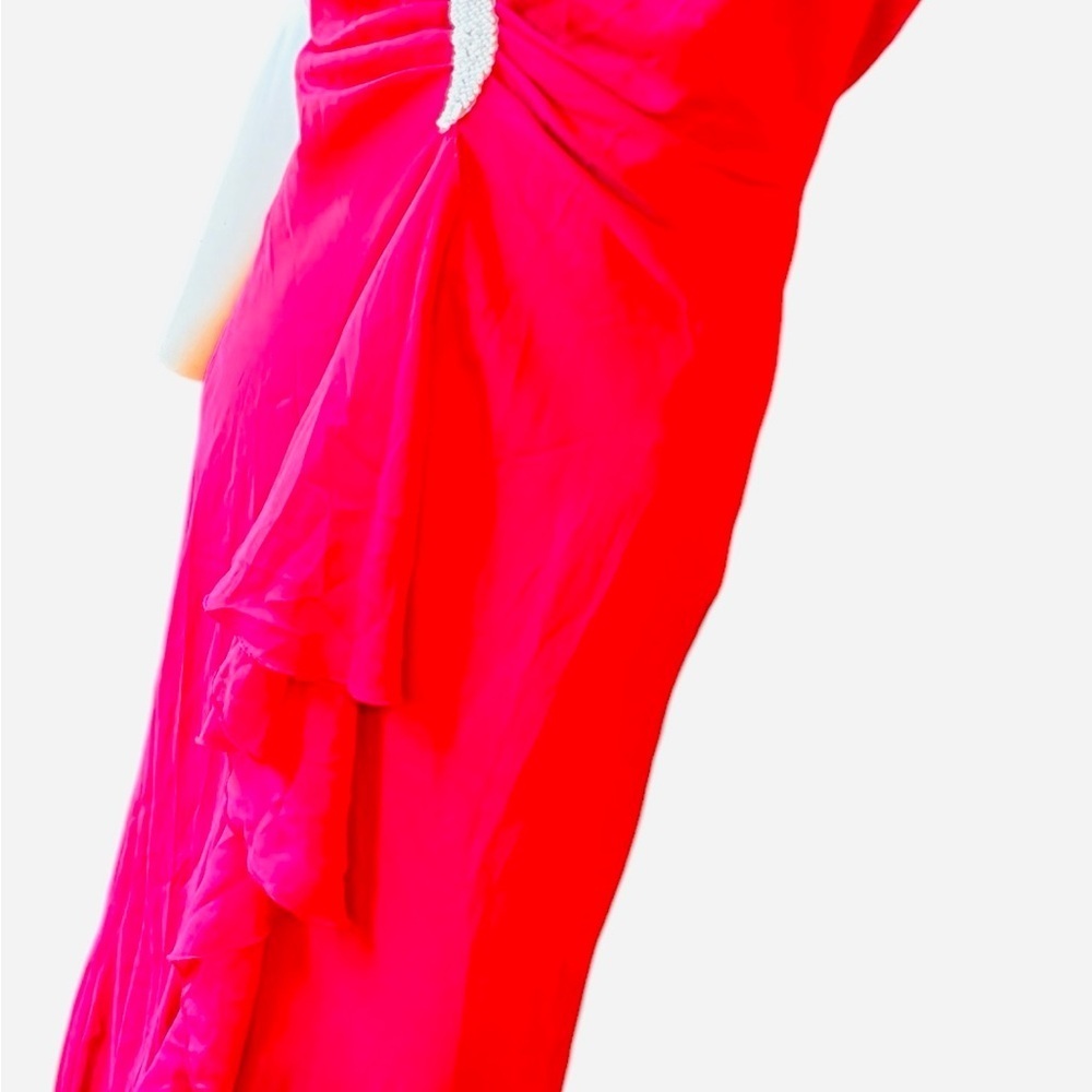 Milano Red ruffle dress - Picture 10 of 13